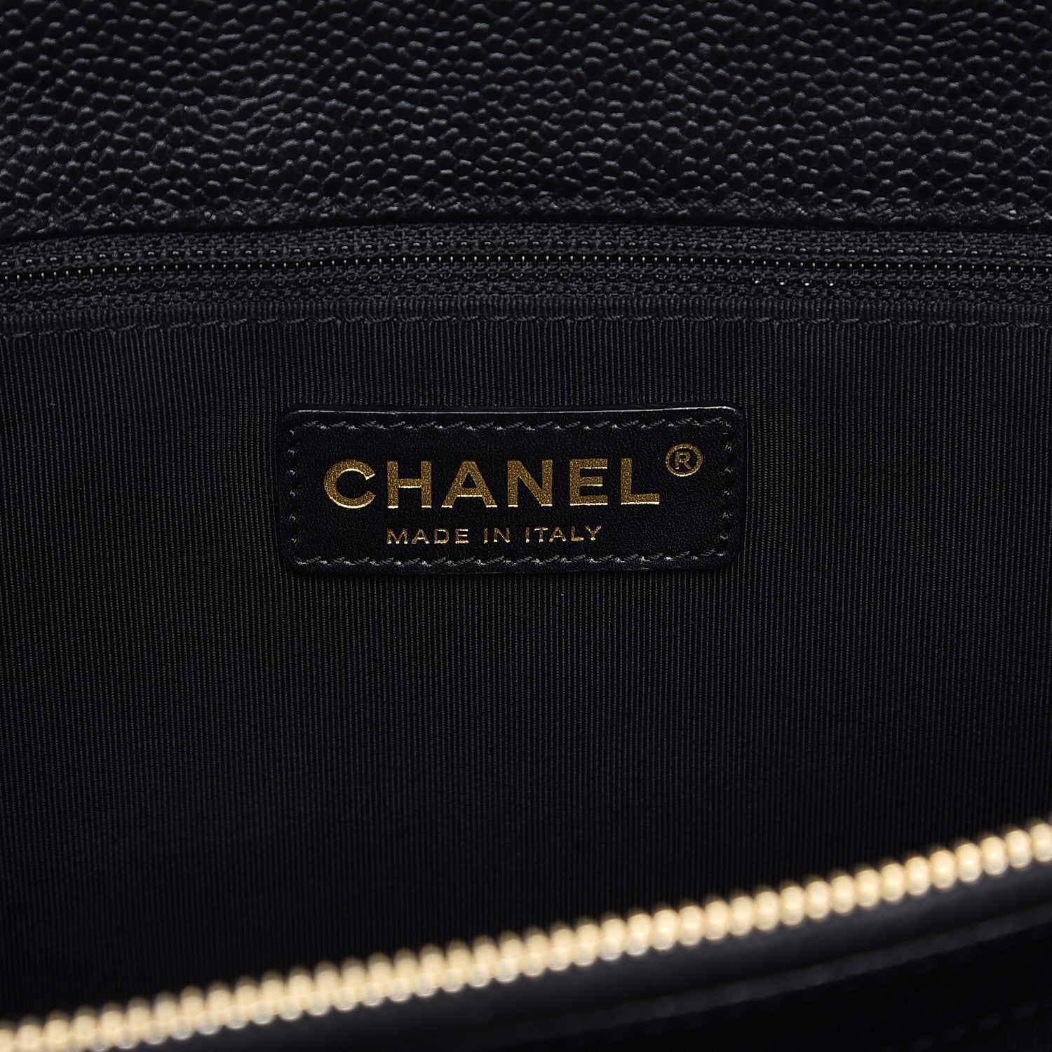 Chanel Caviar Quilted Grand Shopping Tote GST Black 6 of 12