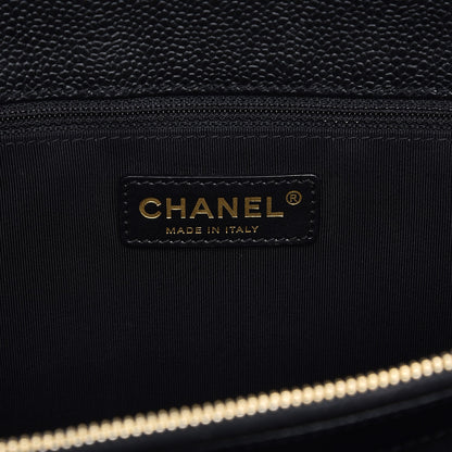 Chanel Caviar Quilted Grand Shopping Tote GST Black 6 of 12