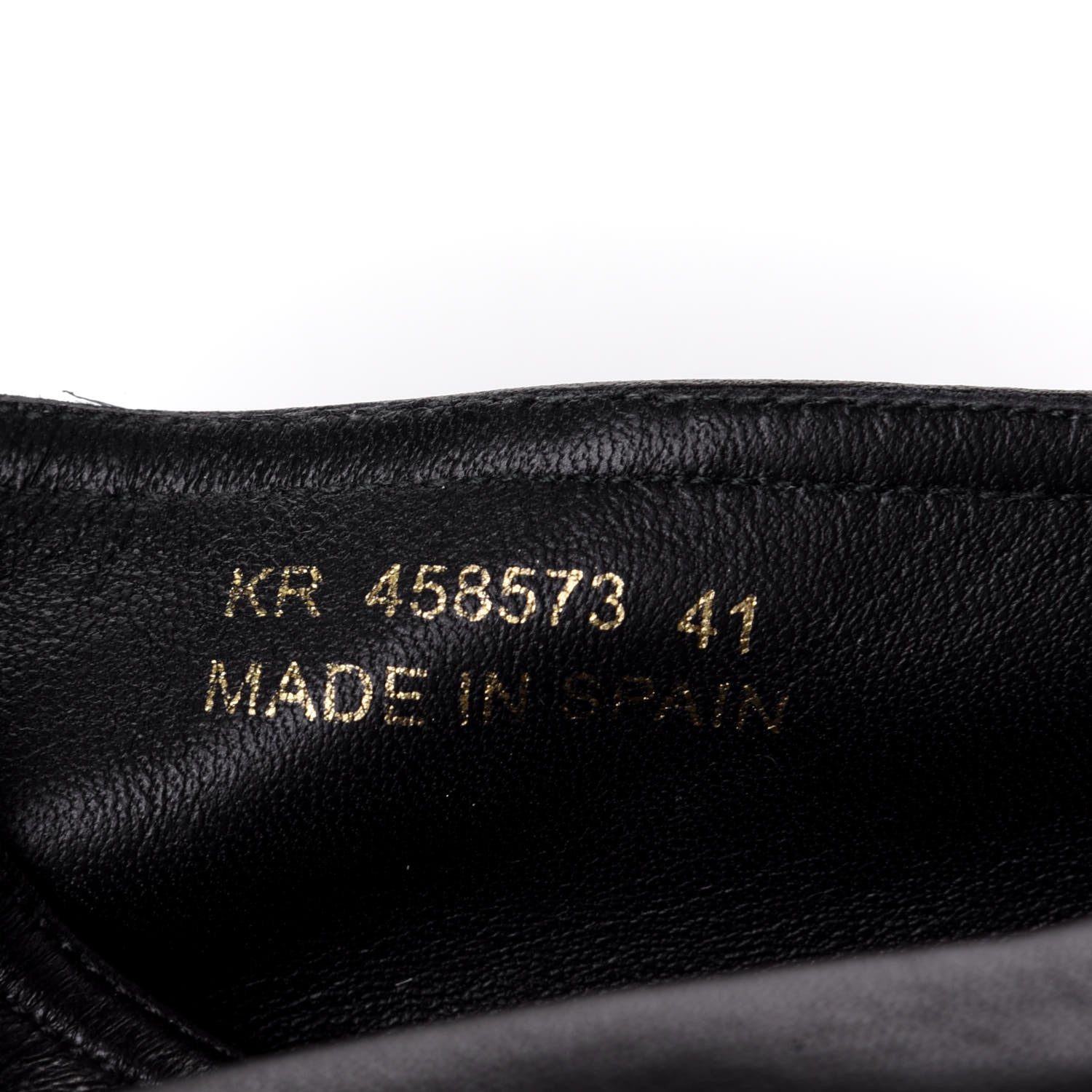 Saint Laurent Lambskin Monogram Espadrilles 41 Black 10 of 10