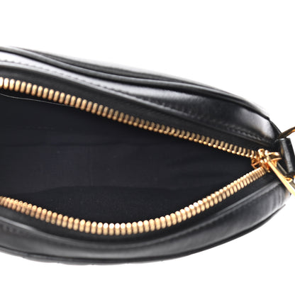 Celine Calfskin Quilted Small C Charm Bag Black 5 of 8