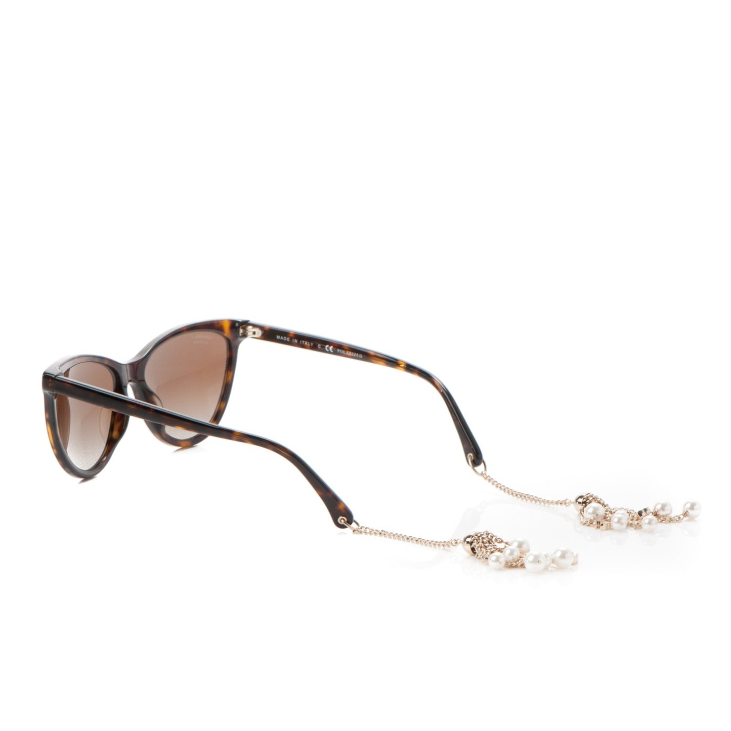 Acetate Polarized Fantasy Pearl Cat Eye Sunglasses 5341-H-A Tortoise