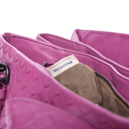 Bottega Veneta Light Calf Intrecciato Small Roma Peony 9 of 12