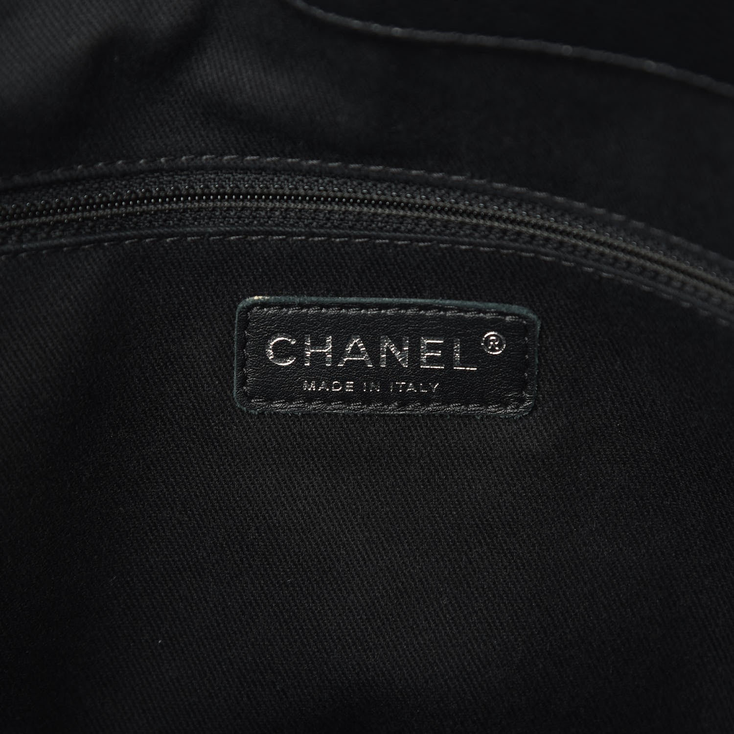 Chanel Caviar Quilted CC Timeless Soft Tote Black 6 of 12