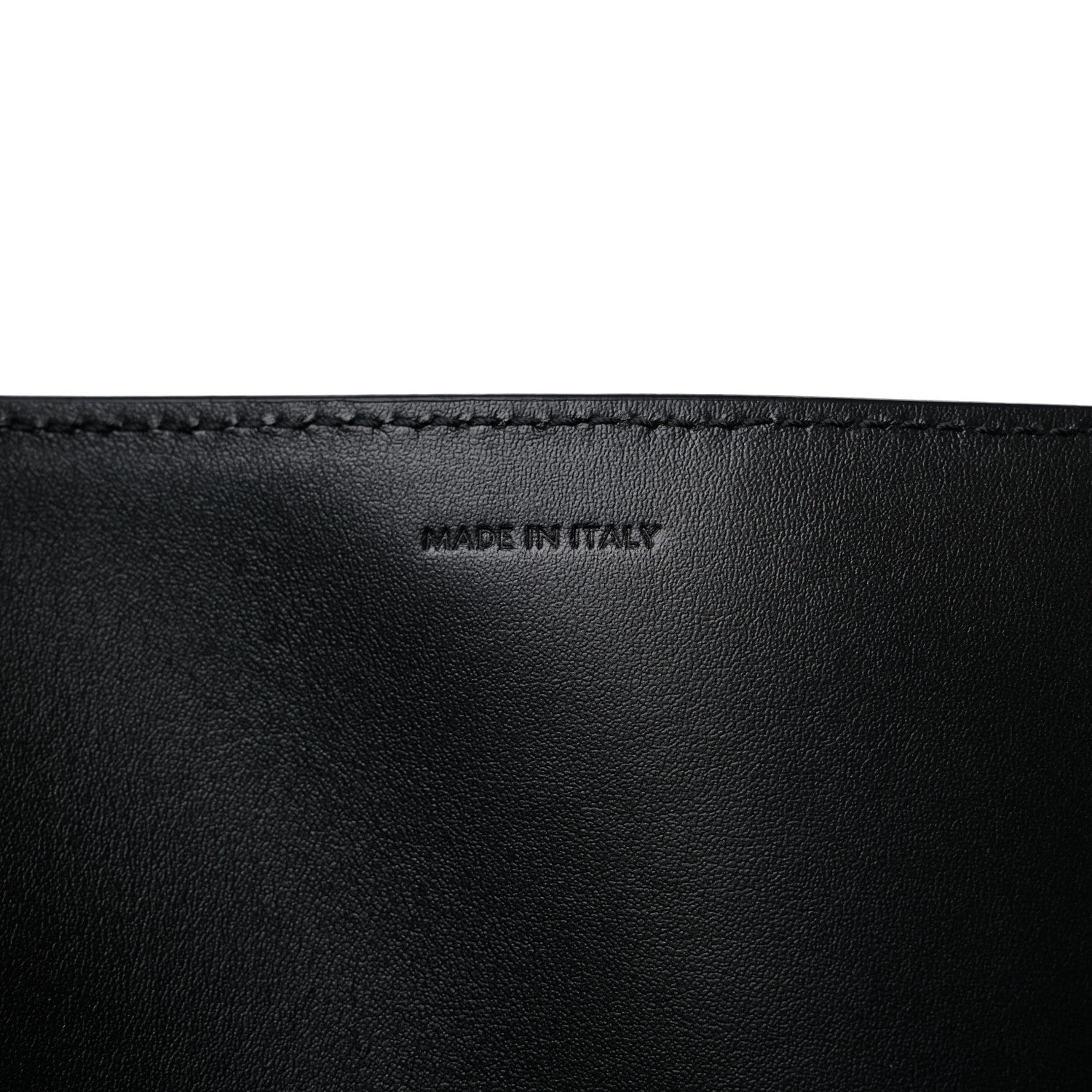 Celine Triomphe Canvas Calfskin Horizontal Cabas Black 6 of 10