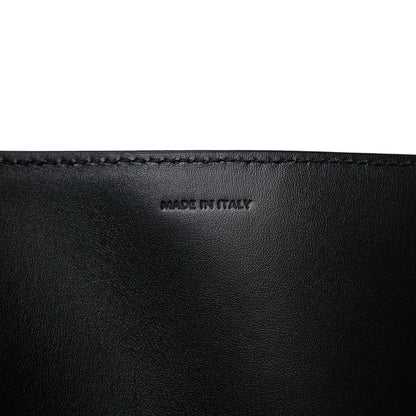 Celine Triomphe Canvas Calfskin Horizontal Cabas Black 6 of 10