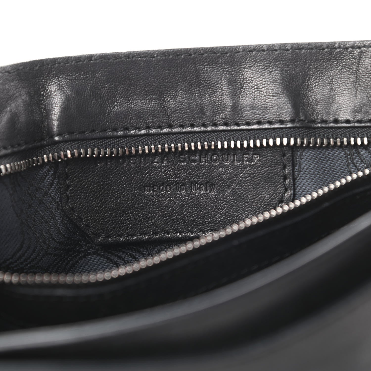 Proenza Schouler Lambskin PS1 Pochette Clutch Black 7 of 9