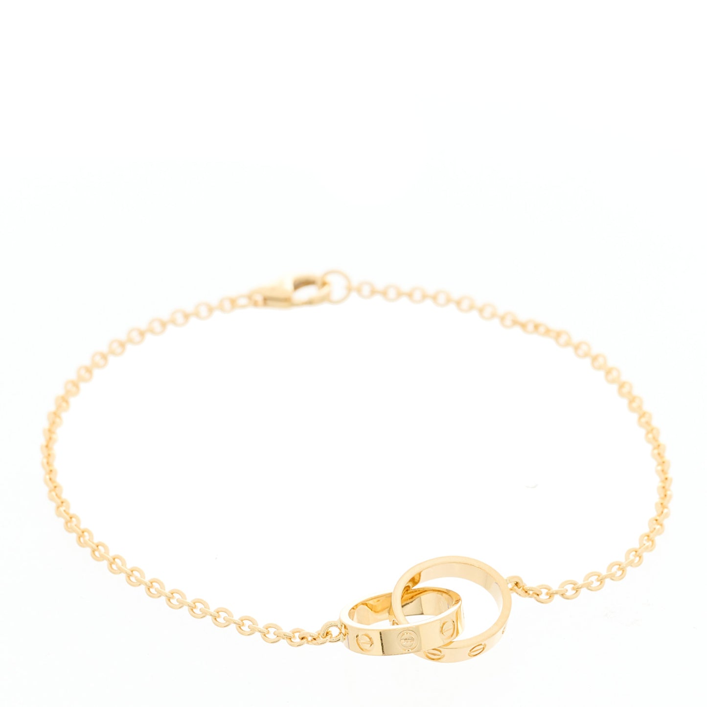 18K Yellow Gold Interlocking LOVE Bracelet