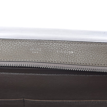 Celine Drummed Calfskin Suede Medium Trapeze Taupe 7 of 16