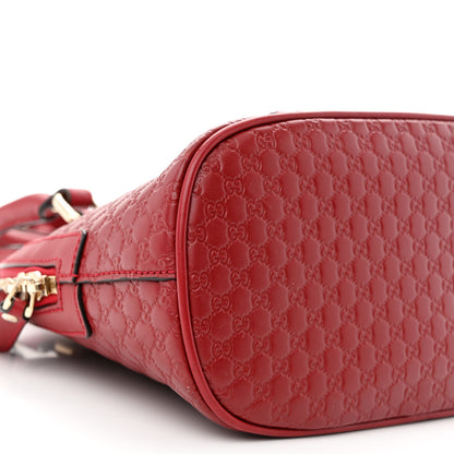 Gucci Soft Microguccissima Mini Dome Bag Rosso 10 of 12