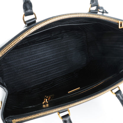 Prada Saffiano Large Galleria Double Zip Tote Black 5 of 9