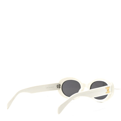 Celine Acetate Triomphe 01 Sunglasses CL 40194U White 4 of 7