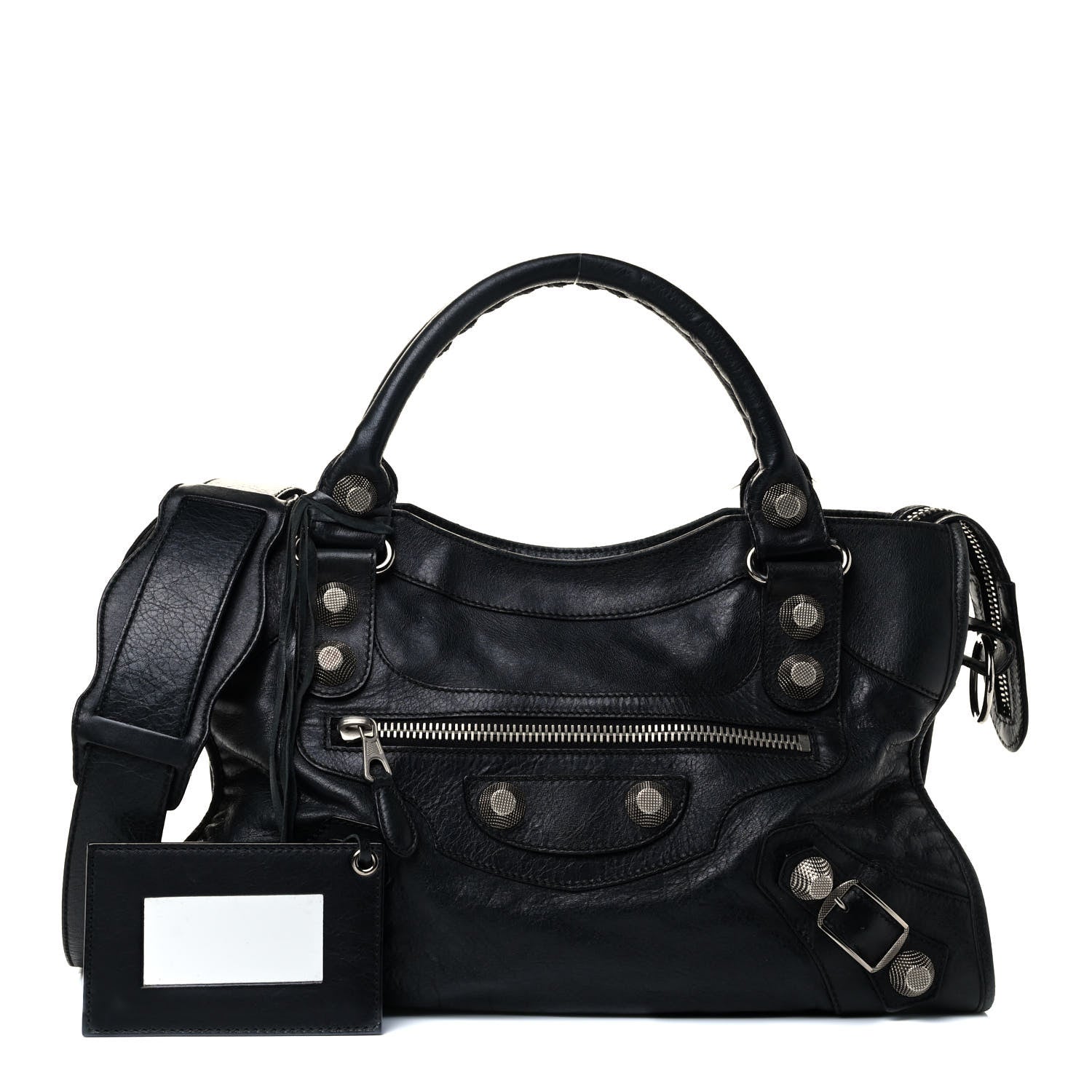 Balenciaga Agneau Giant 21 Silver Hardware City Black 1 of 4