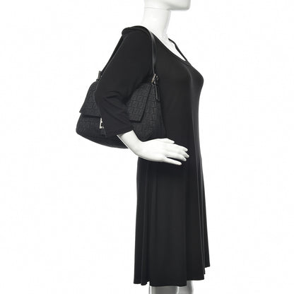 Fendi Zucchino Mama Baguette Black 2 of 12