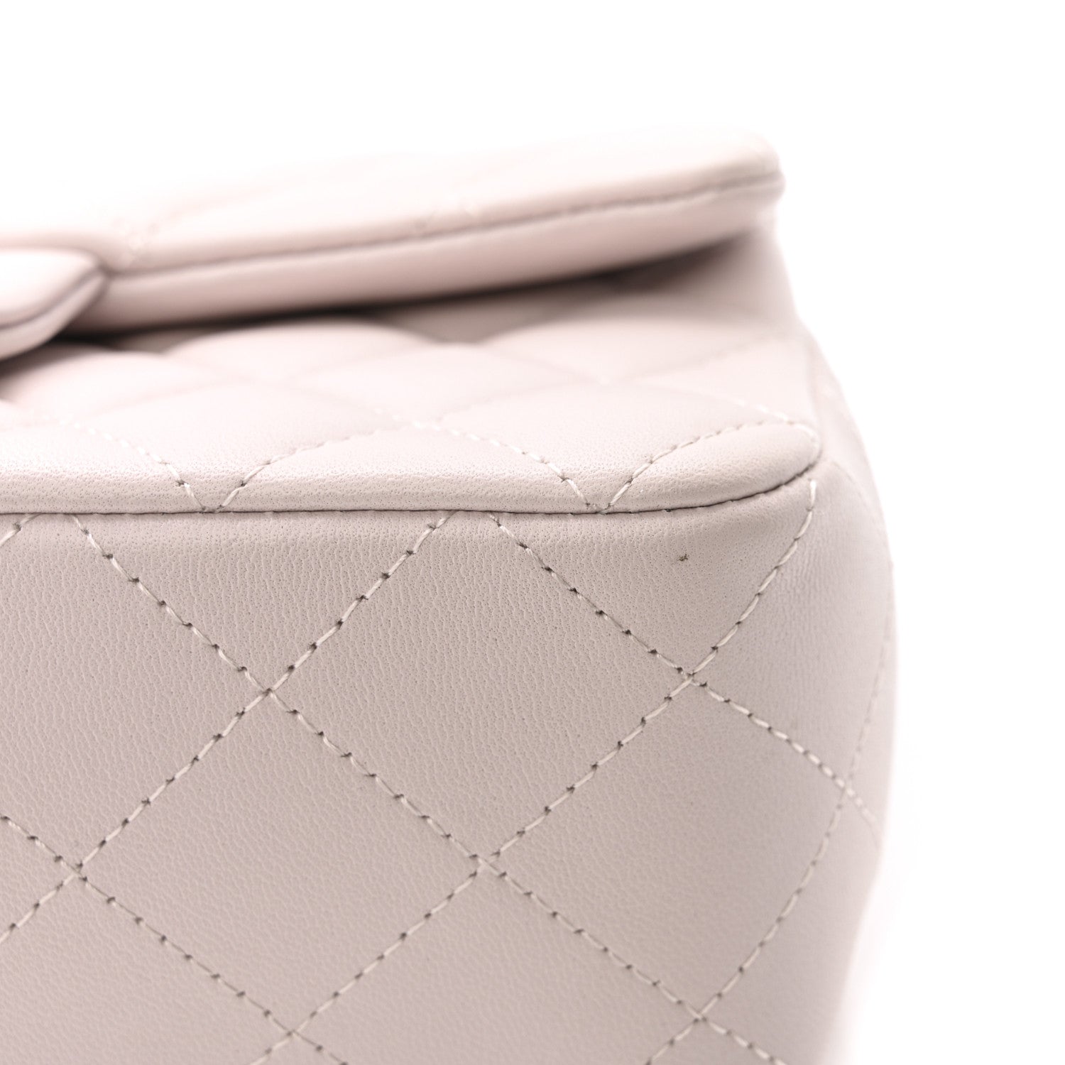 Chanel Lambskin Quilted Mini Rectangular Flap Light Purple 11 of 14
