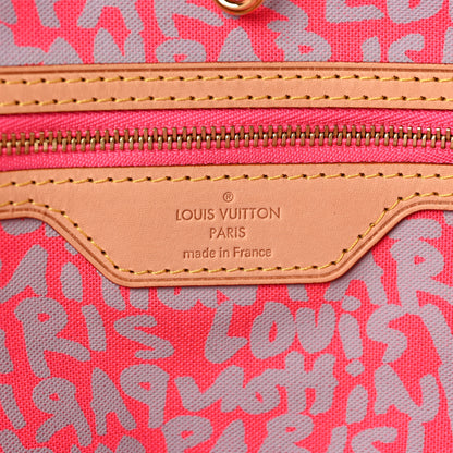 Louis Vuitton Monogram Graffiti Neverfull GM Fuchsia 6 of 8