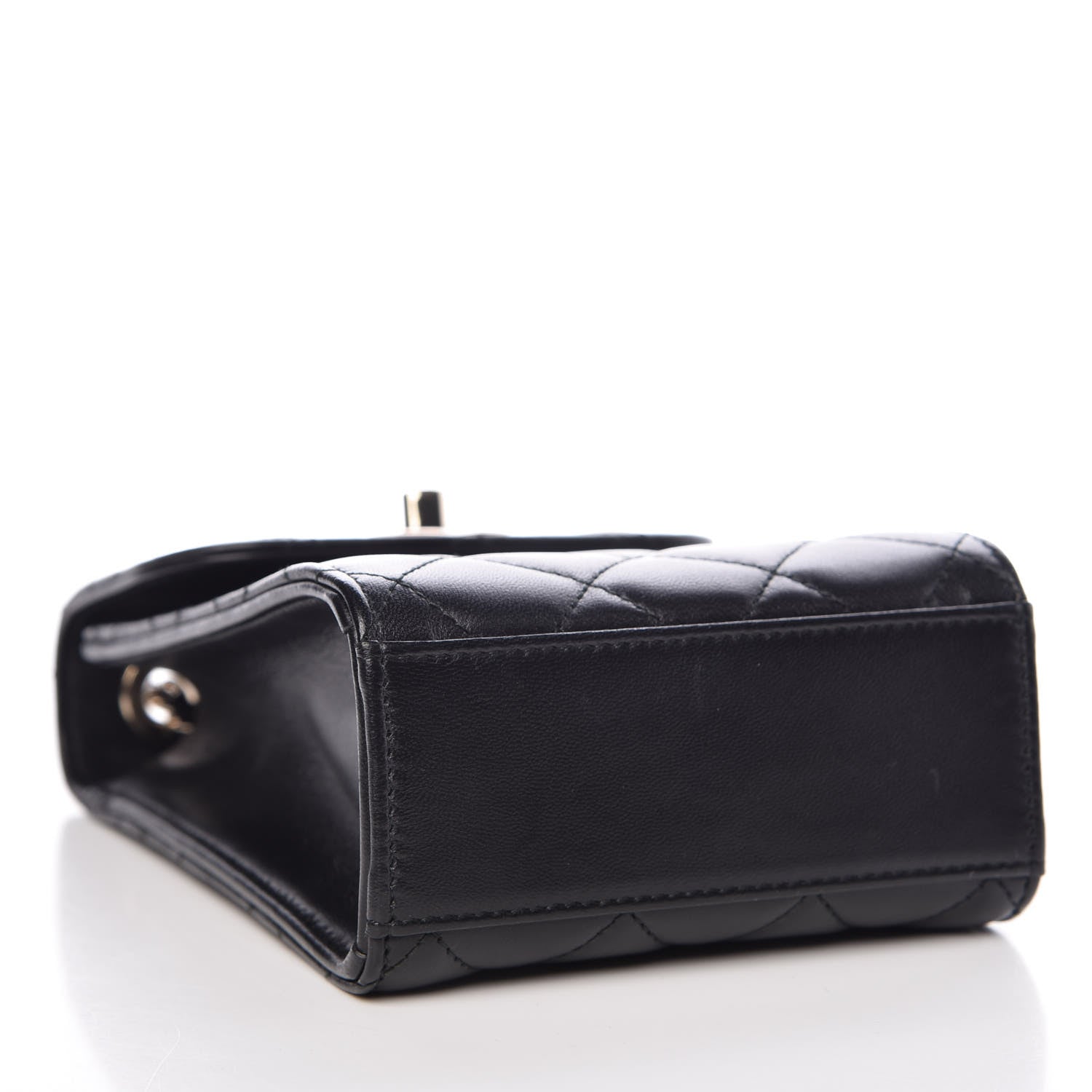 Chanel Lambskin Quilted Trendy CC Phone Holder Black 5 of 13