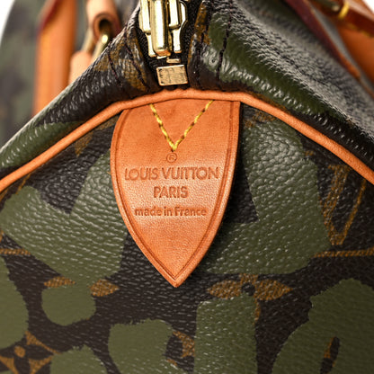 Louis Vuitton Monogram Graffiti Speedy 30 Kaki 6 of 16