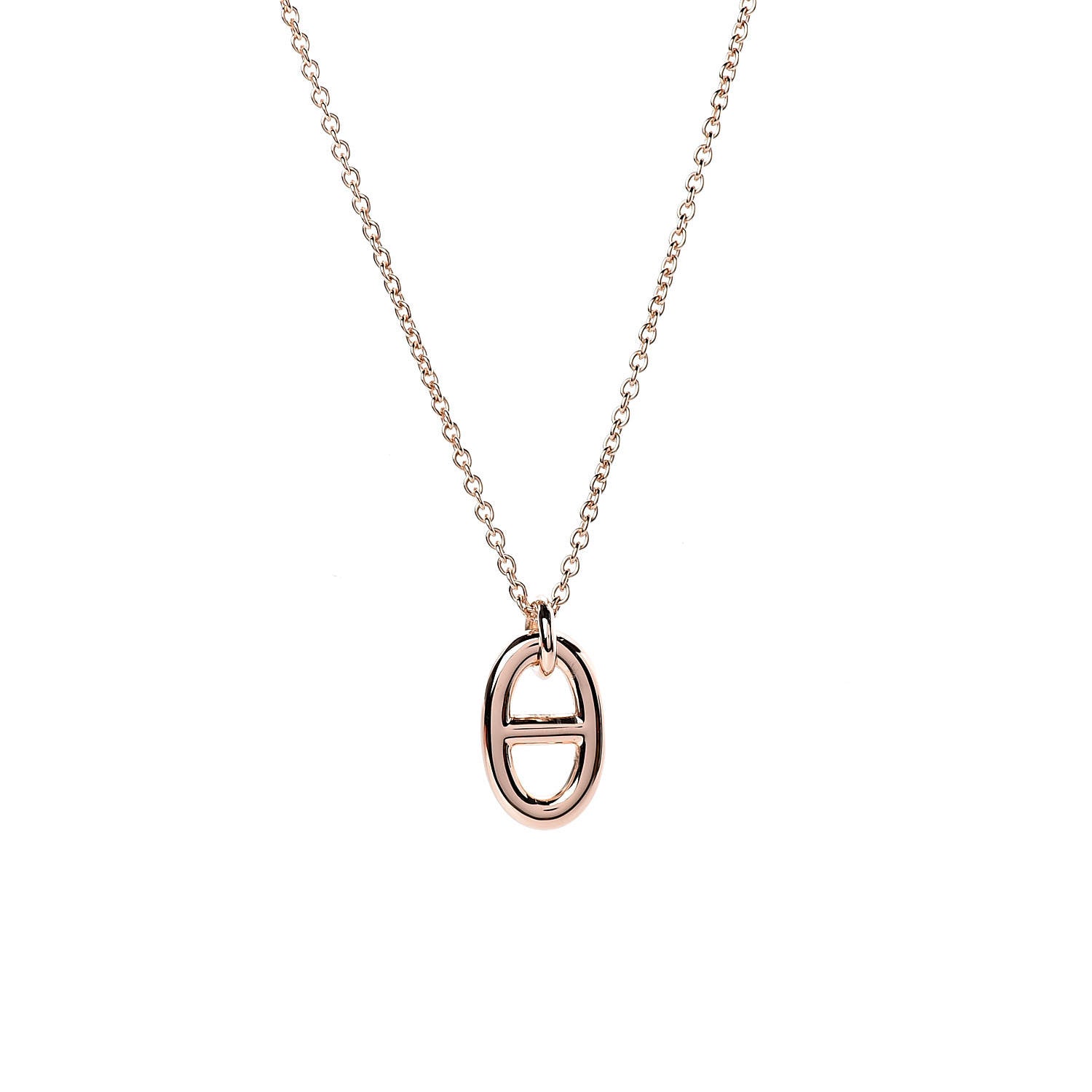 Hermes 18K Rose Gold PM Farandole Pendant Necklace 4 of 7