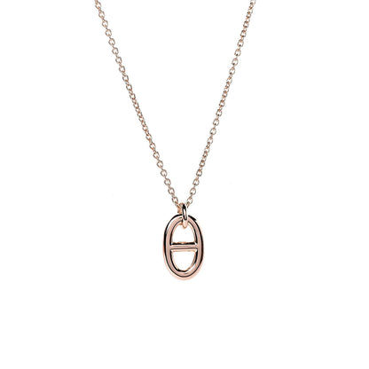 Hermes 18K Rose Gold PM Farandole Pendant Necklace 4 of 7