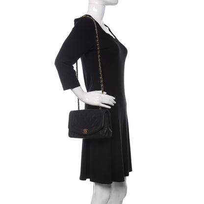 Chanel Lambskin Quilted Small Single Flap Bag Black 2 of 10