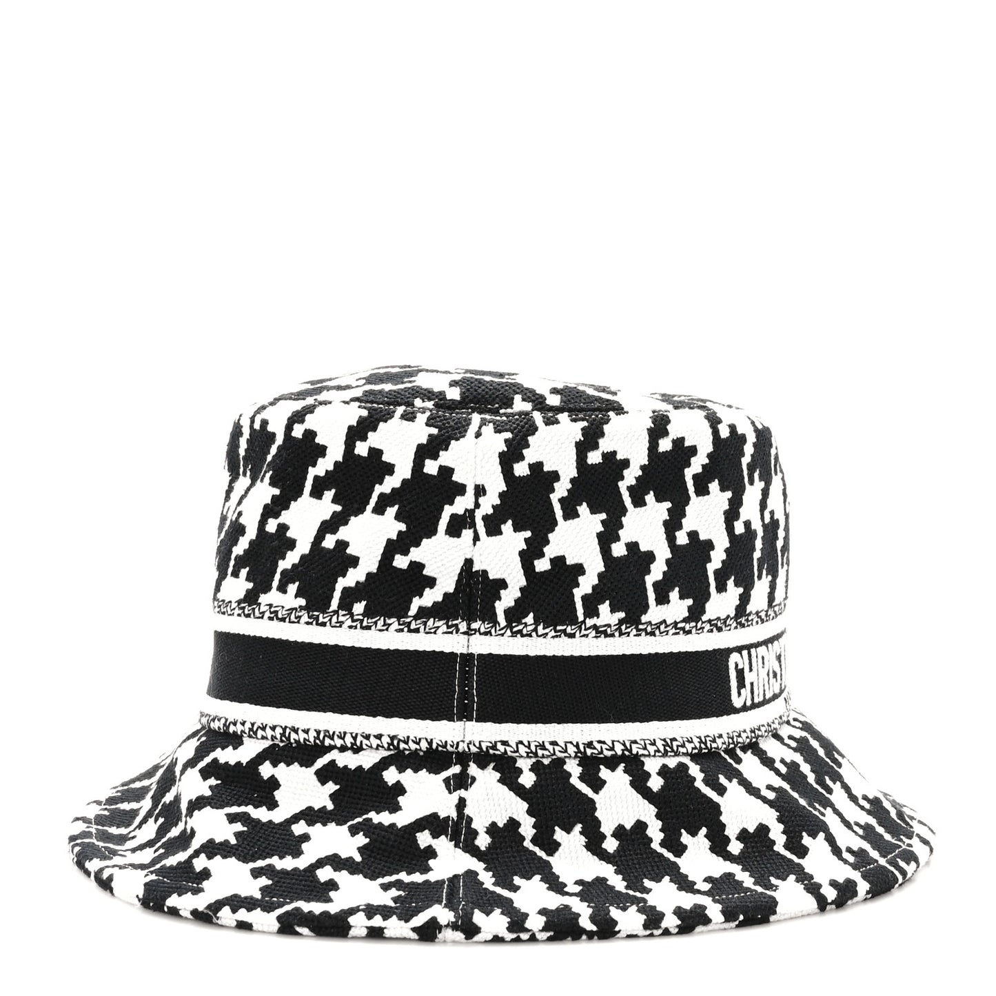Pied De Poule Bucket Hat 57 Black White