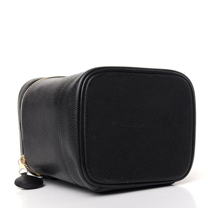 Chanel Caviar Vanity Cosmetic Case Black 4 of 6