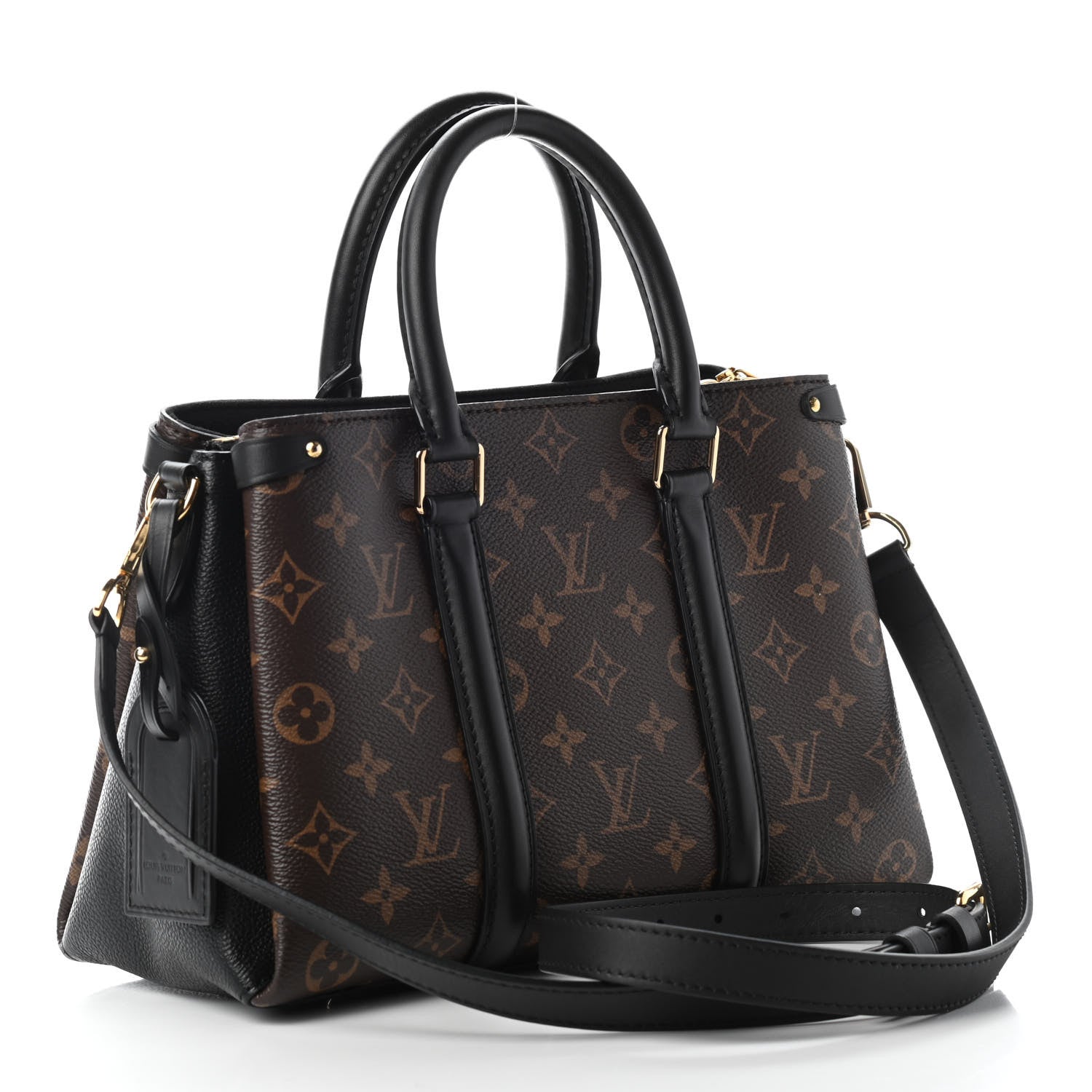 Louis Vuitton Monogram Soufflot BB Black 3 of 9