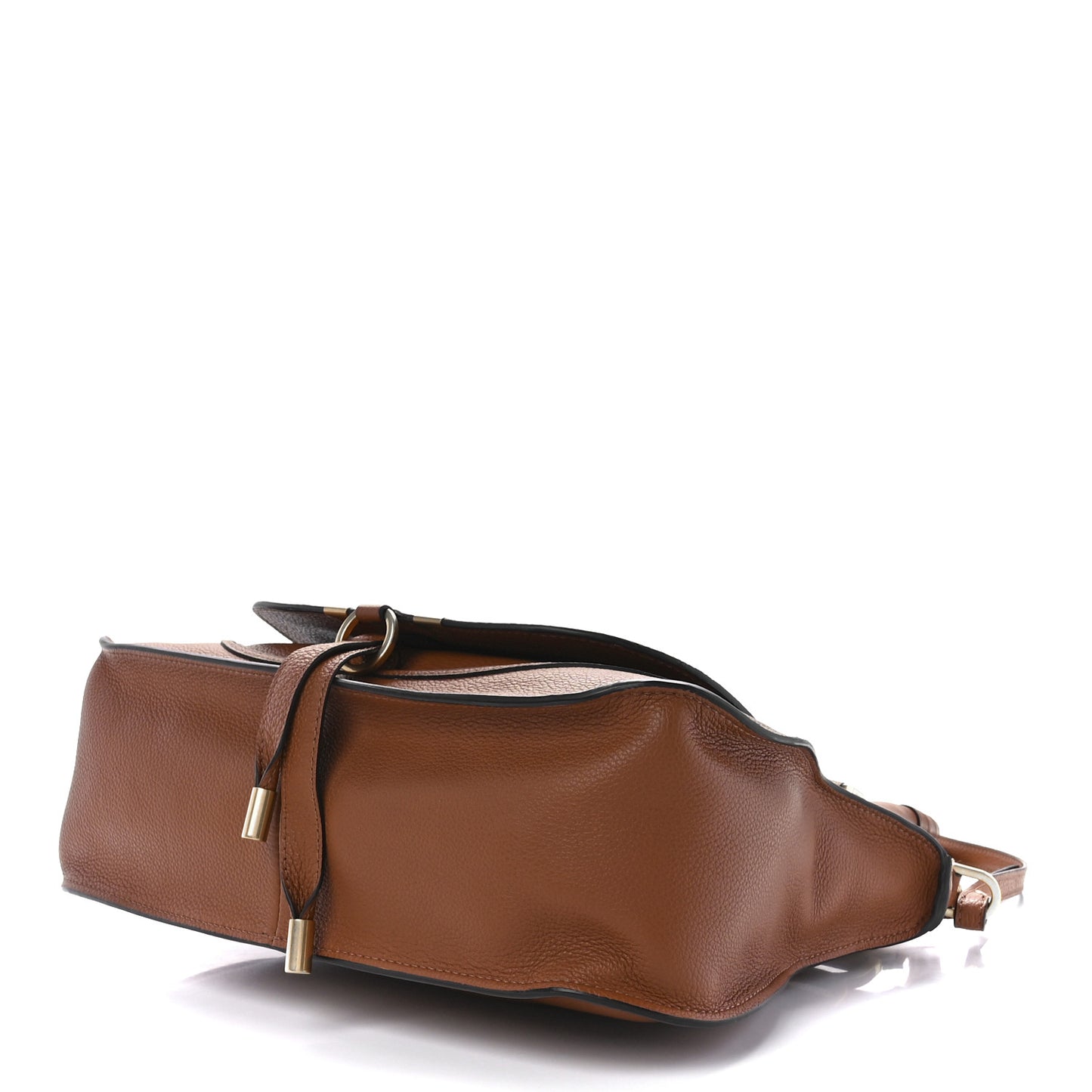 Calfskin Medium Marcie Satchel Tan