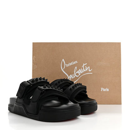 Christian Louboutin Daddy Pool Spike Sandals 38 Black 11 of 11