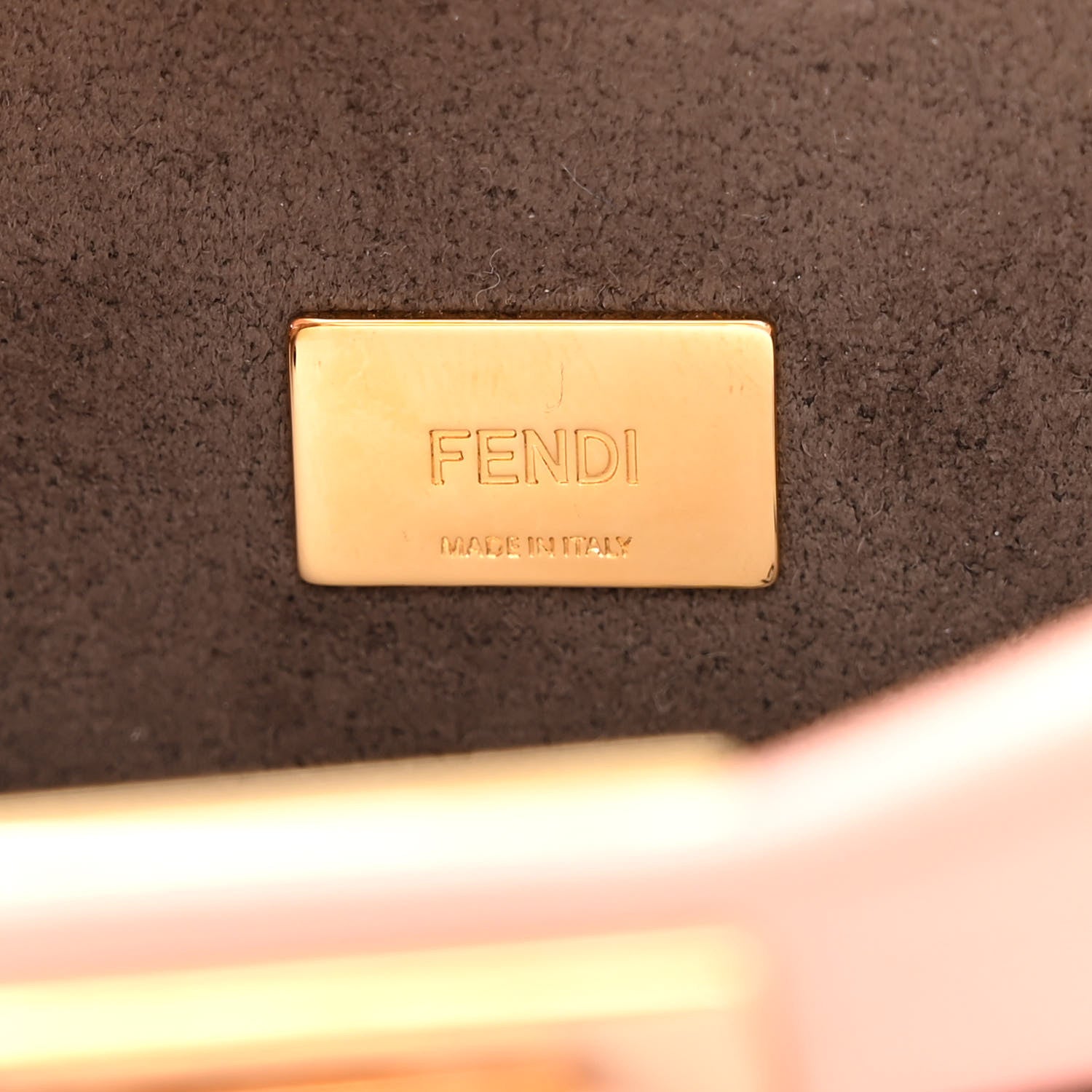 Fendi Shiny Nappa Micro Peekaboo Iconic Satchel Pink 7 of 11