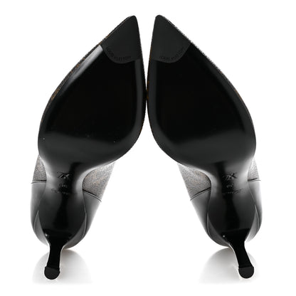 Louis Vuitton Monogram Cherie Pumps 38 Black 6 of 10