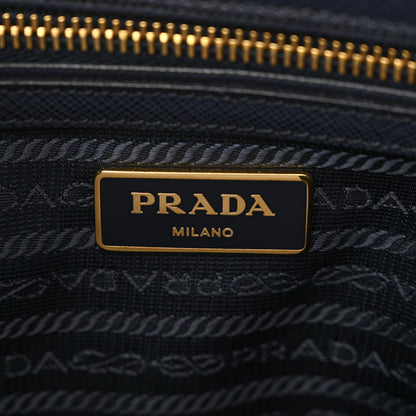 Prada Saffiano Mini Galleria Double Zip Tote Baltico 5 of 8