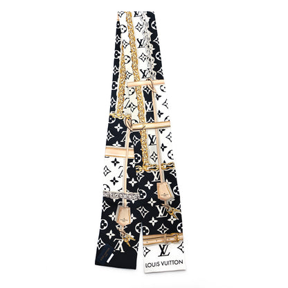 Louis Vuitton Silk Monogram Confidential Bandeau Black 2 of 4