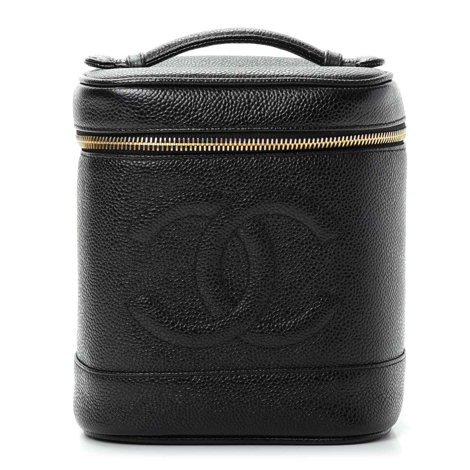 Chanel Caviar Cosmetic Vanity Bag Black 1 of 9