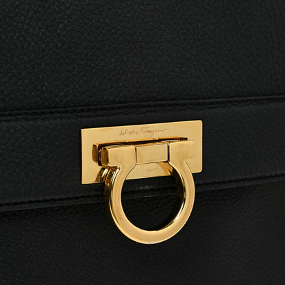 Salvatore Ferragamo Calfskin Medium Sofia Satchel Black 19 of 19
