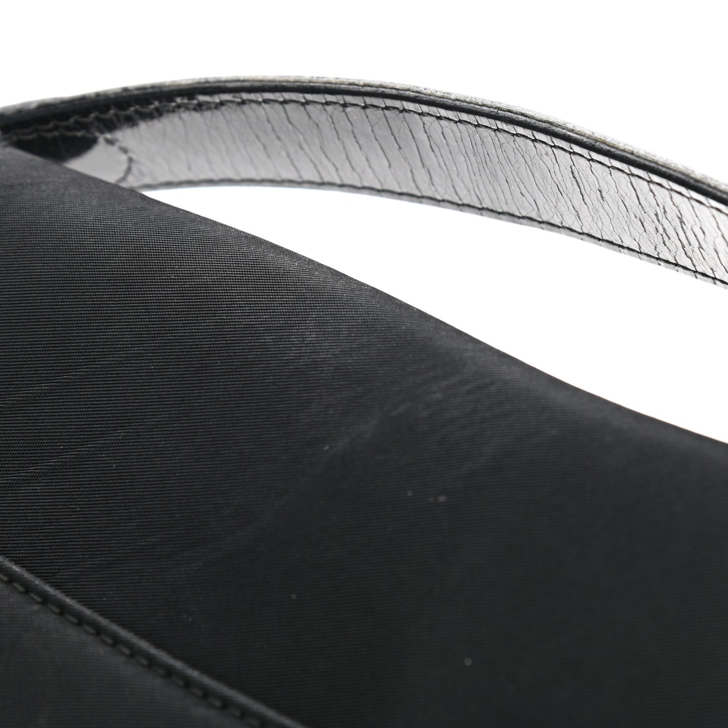 Nylon Saddle Bag Black