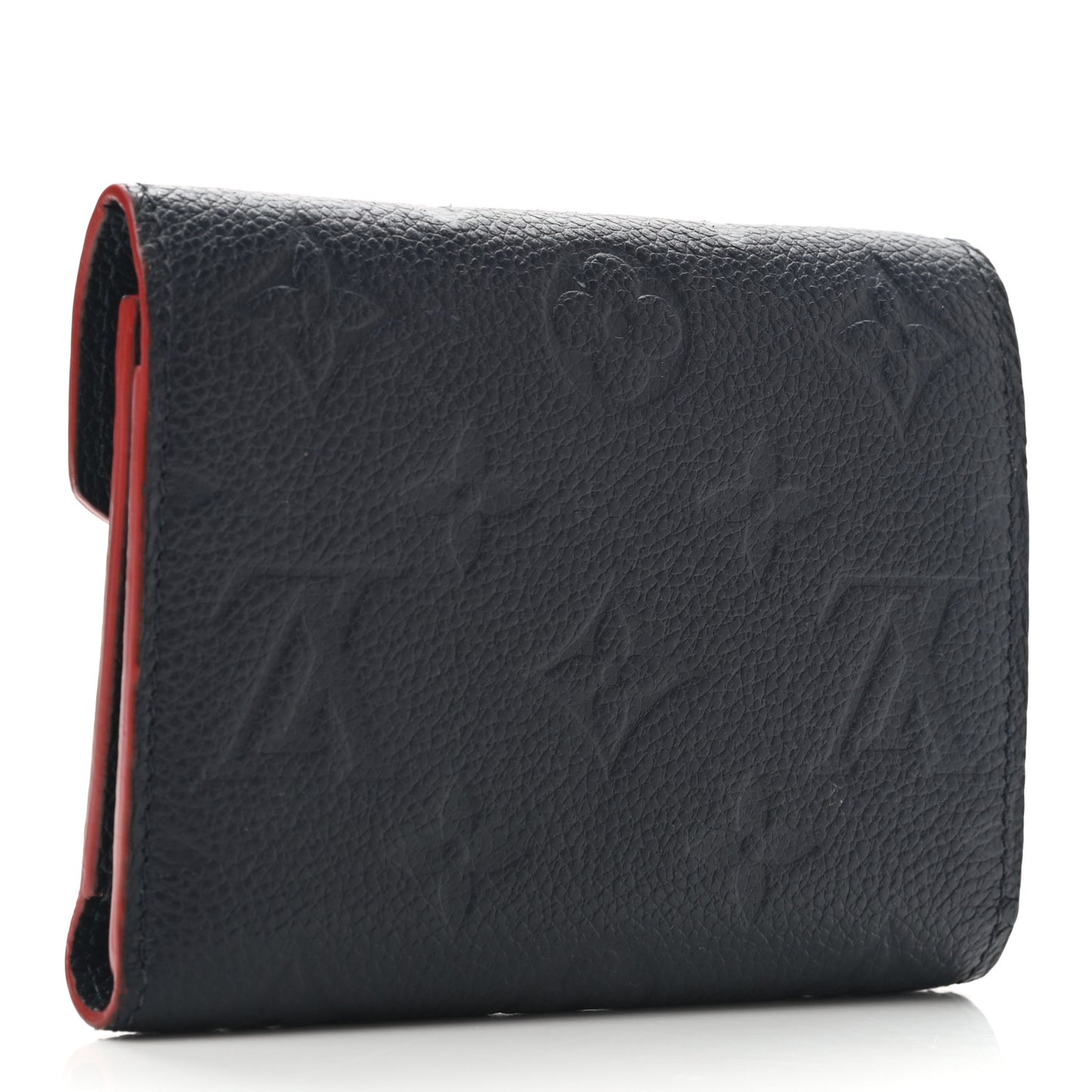 Empreinte Victorine Wallet Marine Rouge