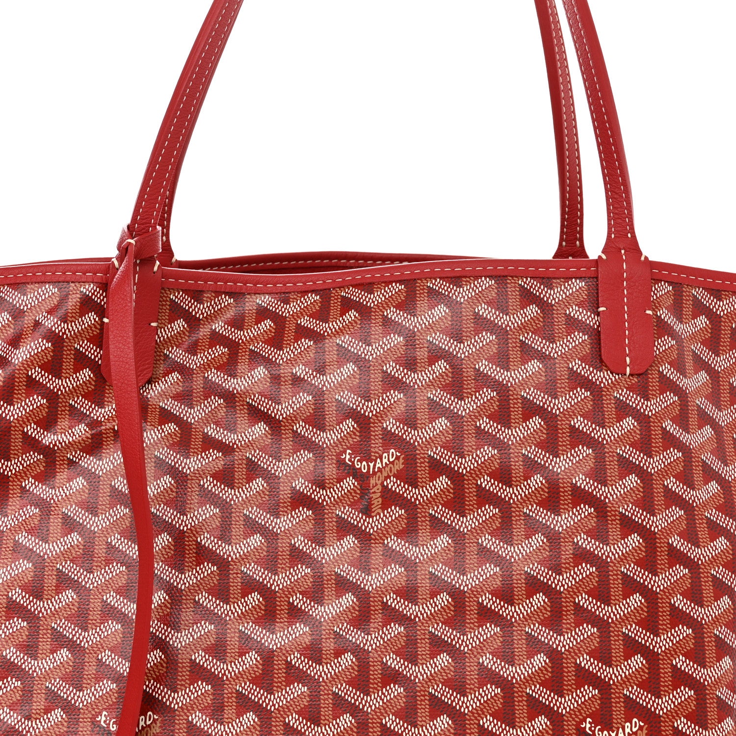 Goyard Goyardine Reversible Anjou GM Red 10 of 15