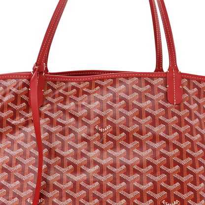 Goyard Goyardine Reversible Anjou GM Red 10 of 15