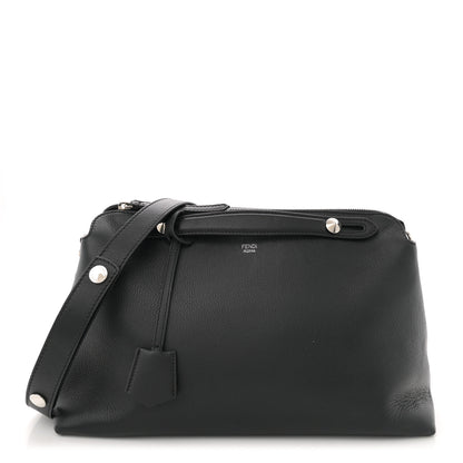 Fendi Vitello Dolce Large By The Way Boston Bag Black 1 of 10
