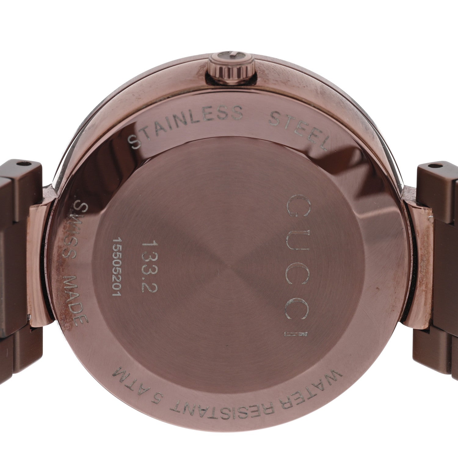 Gucci Stainless Steel 42mm Interlocking Quartz Watch Grey 4 of 5
