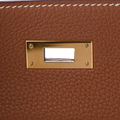 Hermes Togo Kelly Retourne 28 Gold 14 of 38