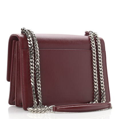 Saint Laurent Calfskin Medium Monogram Sunset Pallisandre 3 of 11