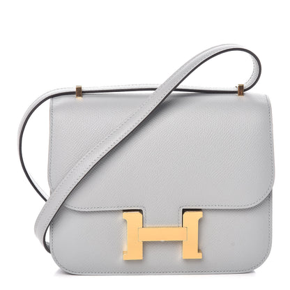 Hermes Epsom Constance 18 Bleu Glacier 1 of 21