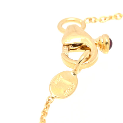 Roberto Coin 18K Yellow Gold Diamond .23ctw Diamonds By The Inch Five Station Necklace 5 of 6