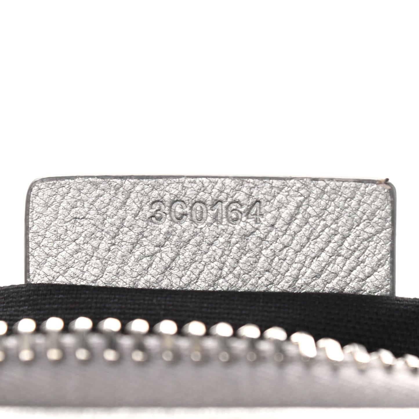 Metallic Sugar Goatskin Mini Antigona Silver