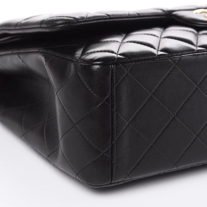 Chanel Lambskin Quilted Maxi Double Flap Black 8 of 15