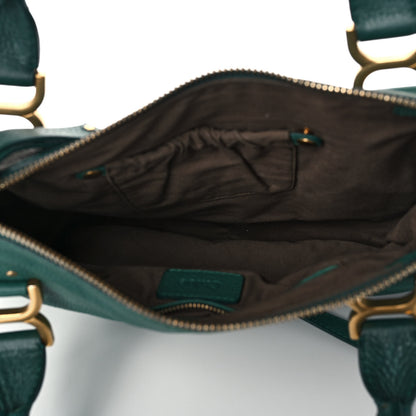 Chloe Calfskin Medium Marcie Satchel Emerald 4 of 11