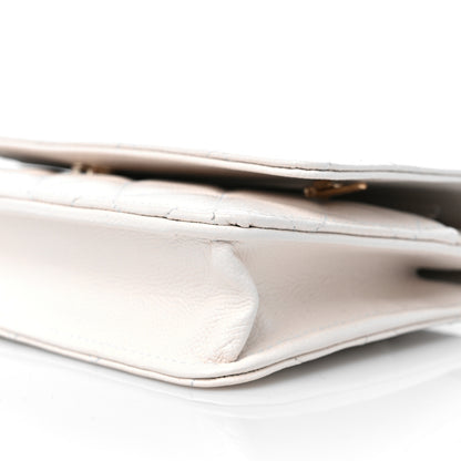 Chanel Caviar Quilted Wallet On Chain WOC White 10 of 11