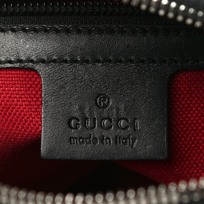 Gucci GG Supreme Monogram Web Medium Shoulder Bag Black 6 of 20